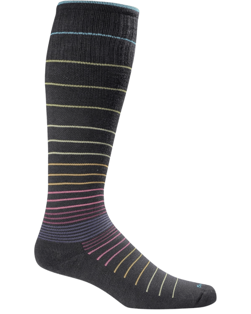 Sockwell graduated compression socks for circulation and swelling during long flights