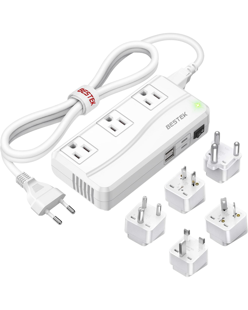BESTEK 300W international travel voltage converter and power adapter