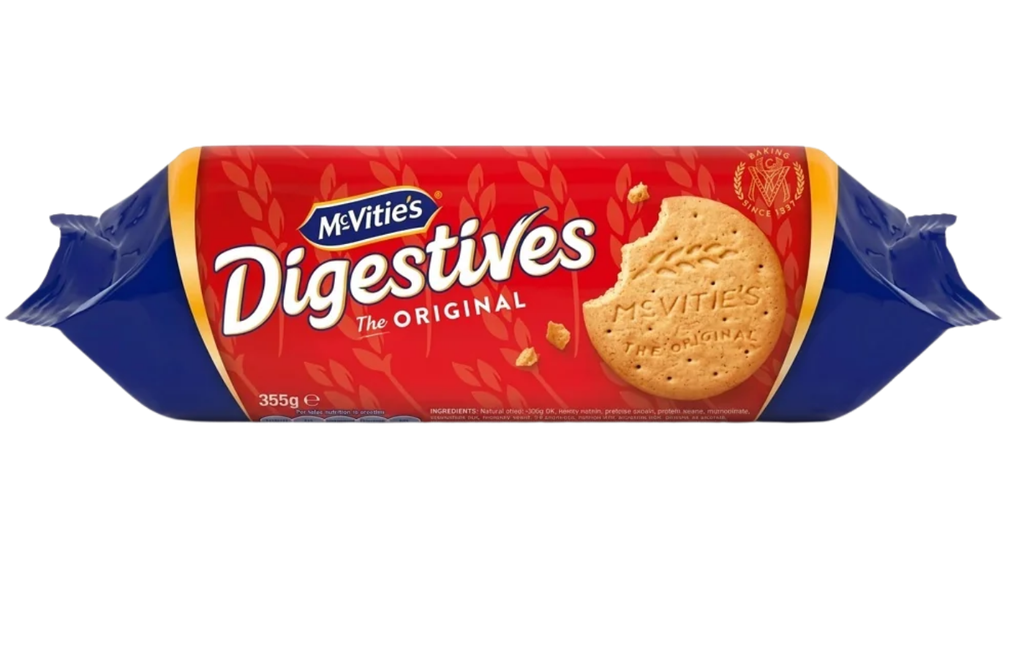 Pack of McVitie’s Original Digestive biscuits