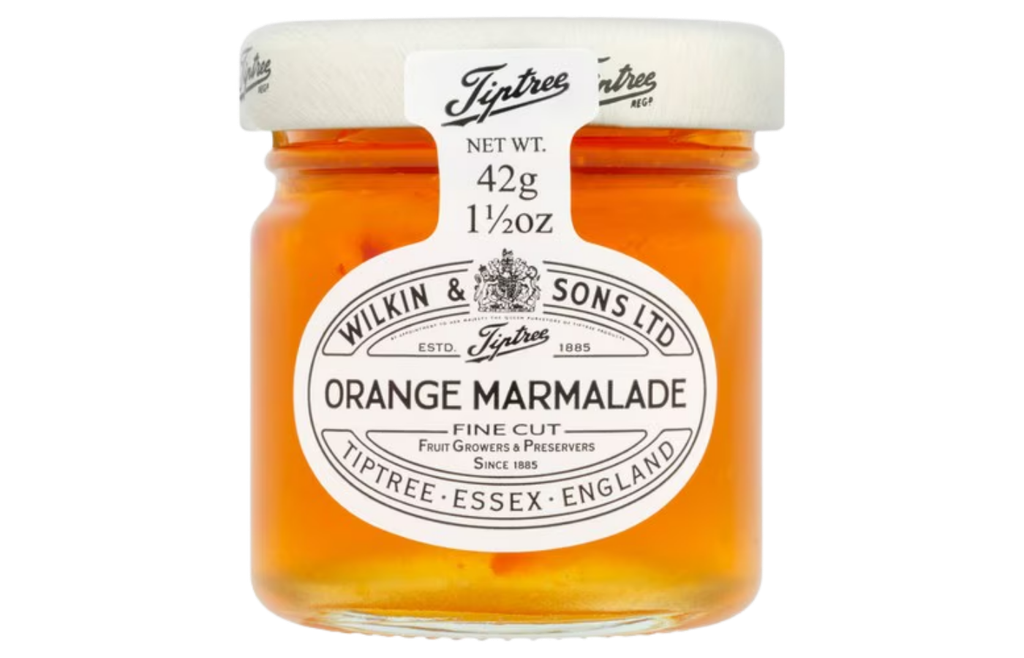 Jar of Tiptree orange marmalade